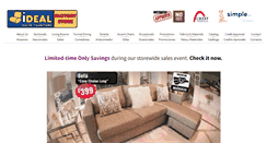 Desktop Screenshot of idealsolidfurniture.com